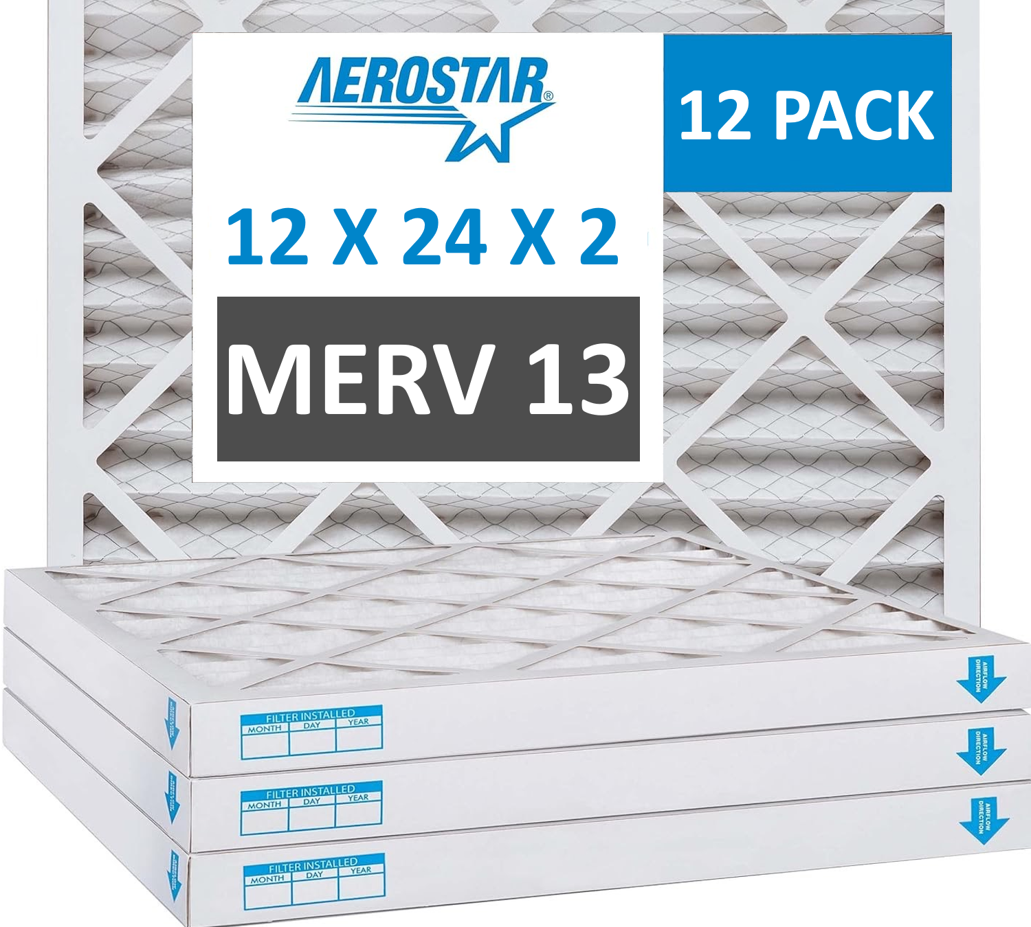 Filtres de fournaise de 2 po - Paquet de 12